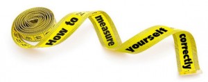 How to measure yourself corrwectly tape
