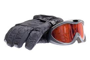 gloves and goggles